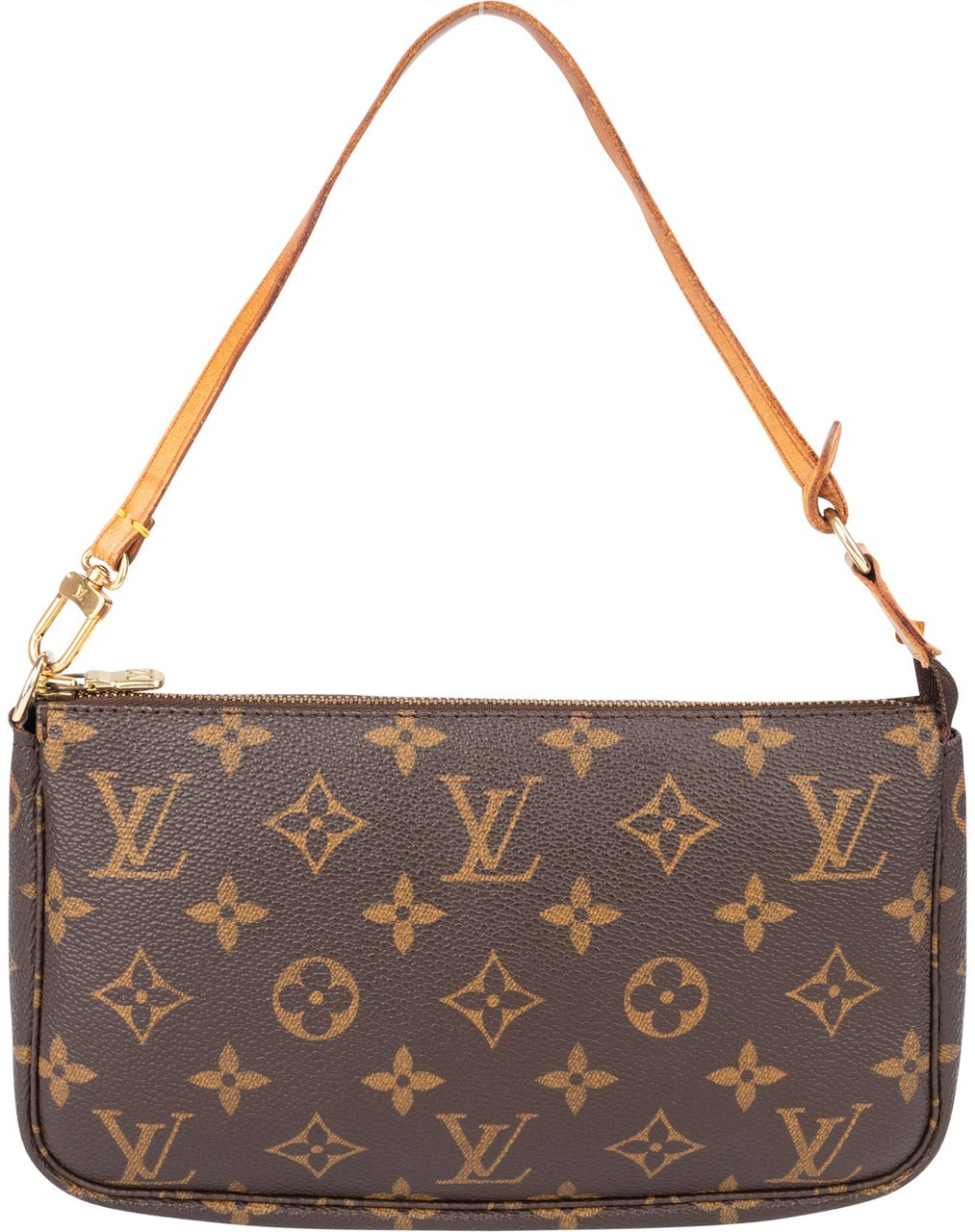 Louis Vuitton Louis Vuitton Canvas Monogram Pochette Accessoire Handbag Bruin
