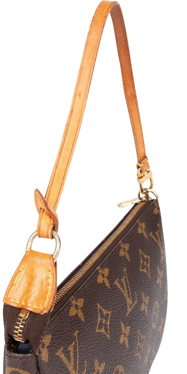 Louis Vuitton Louis Vuitton Canvas Monogram Pochette Accessoire Handbag Bruin