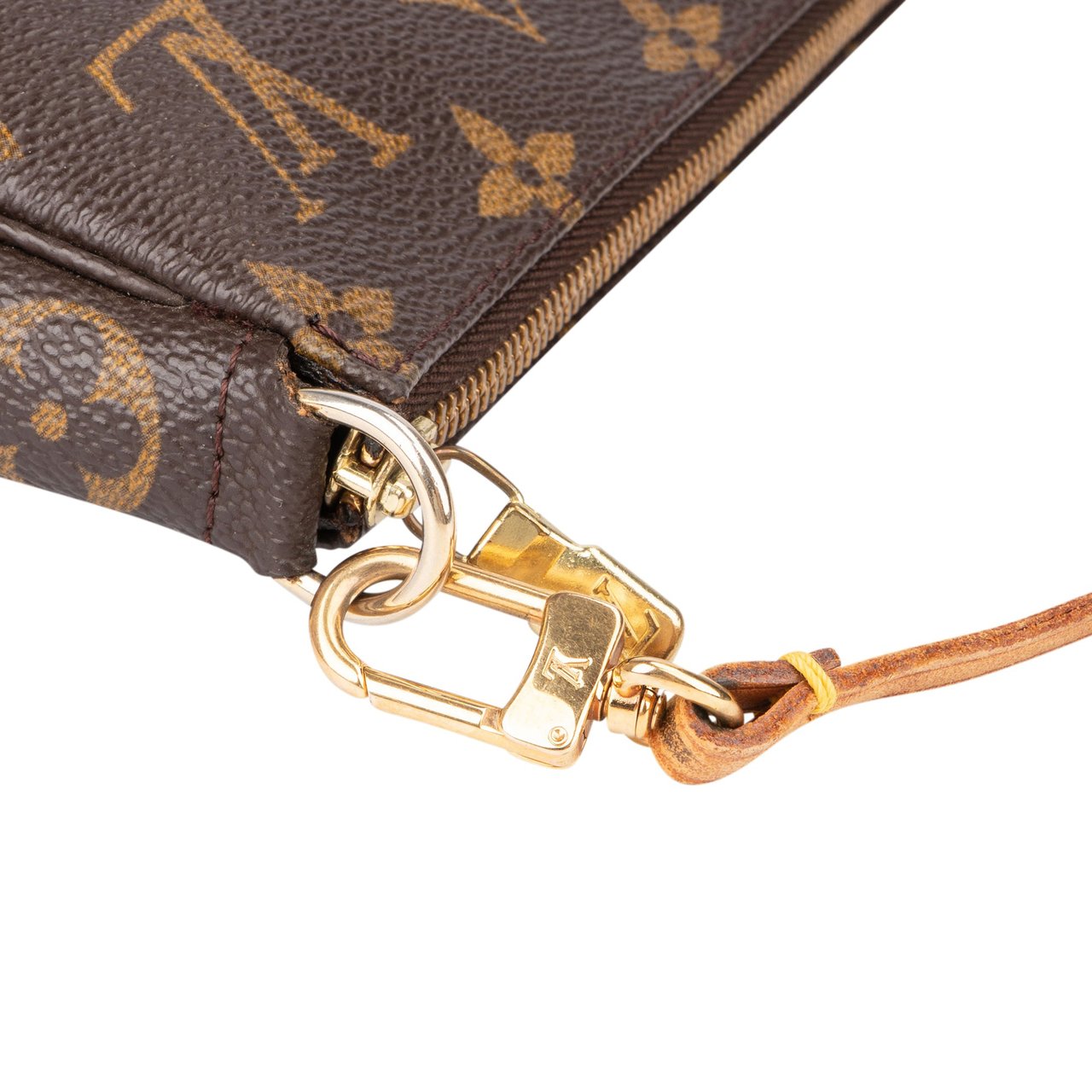 Louis Vuitton Louis Vuitton Canvas Monogram Pochette Accessoire Handbag Bruin