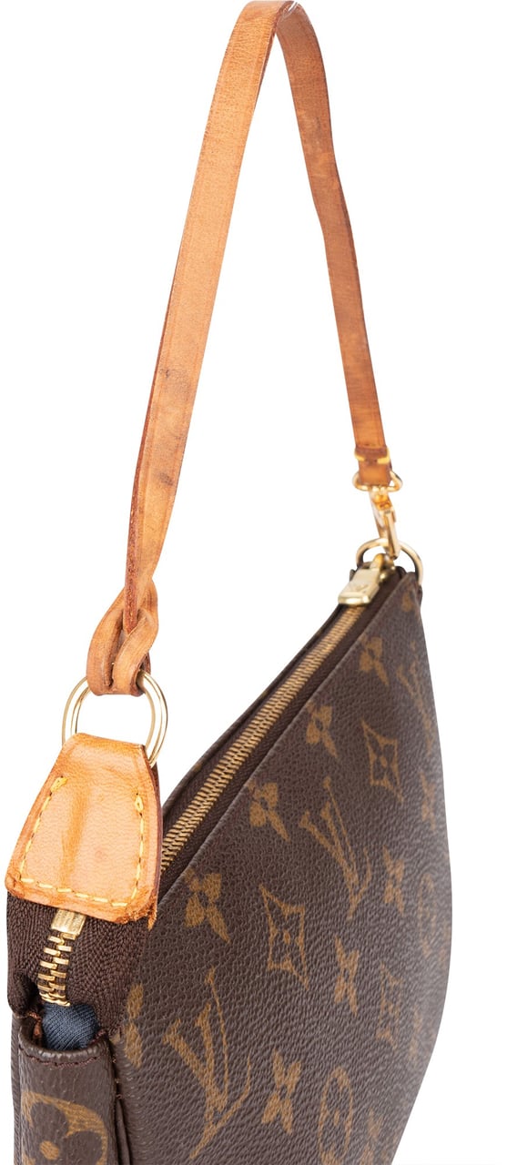 Louis Vuitton Louis Vuitton Canvas Monogram Pochette Accessoire Handbag Bruin