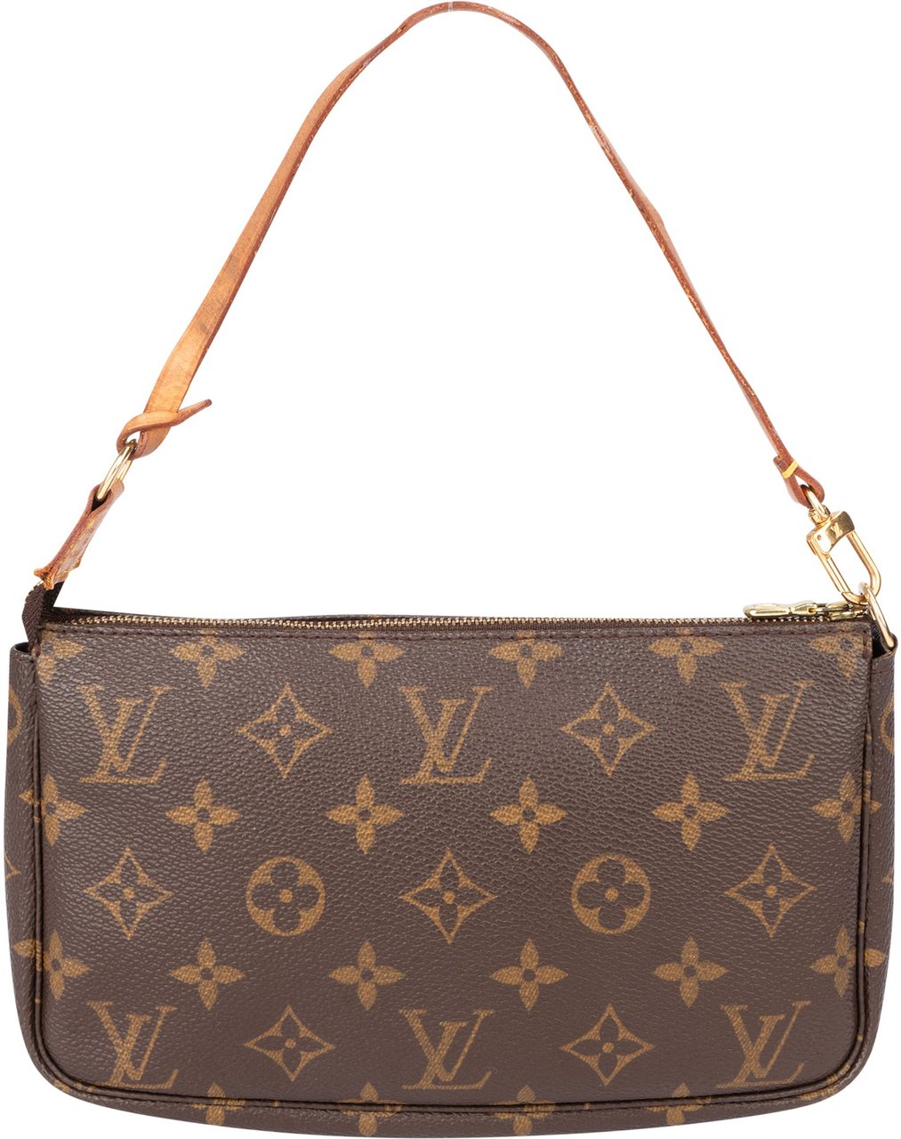 Louis Vuitton Louis Vuitton Canvas Monogram Pochette Accessoire Handbag Bruin