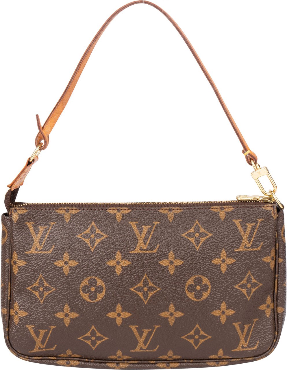 Louis Vuitton Louis Vuitton Canvas Monogram Pochette Accessoire Handbag Bruin