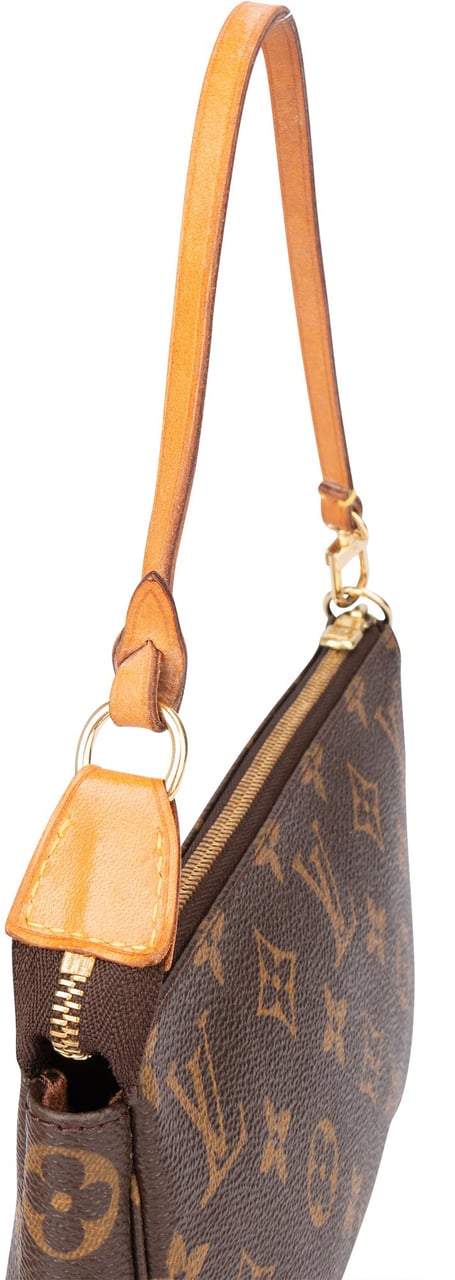 Louis Vuitton Louis Vuitton Canvas Monogram Pochette Accessoire Handbag Bruin