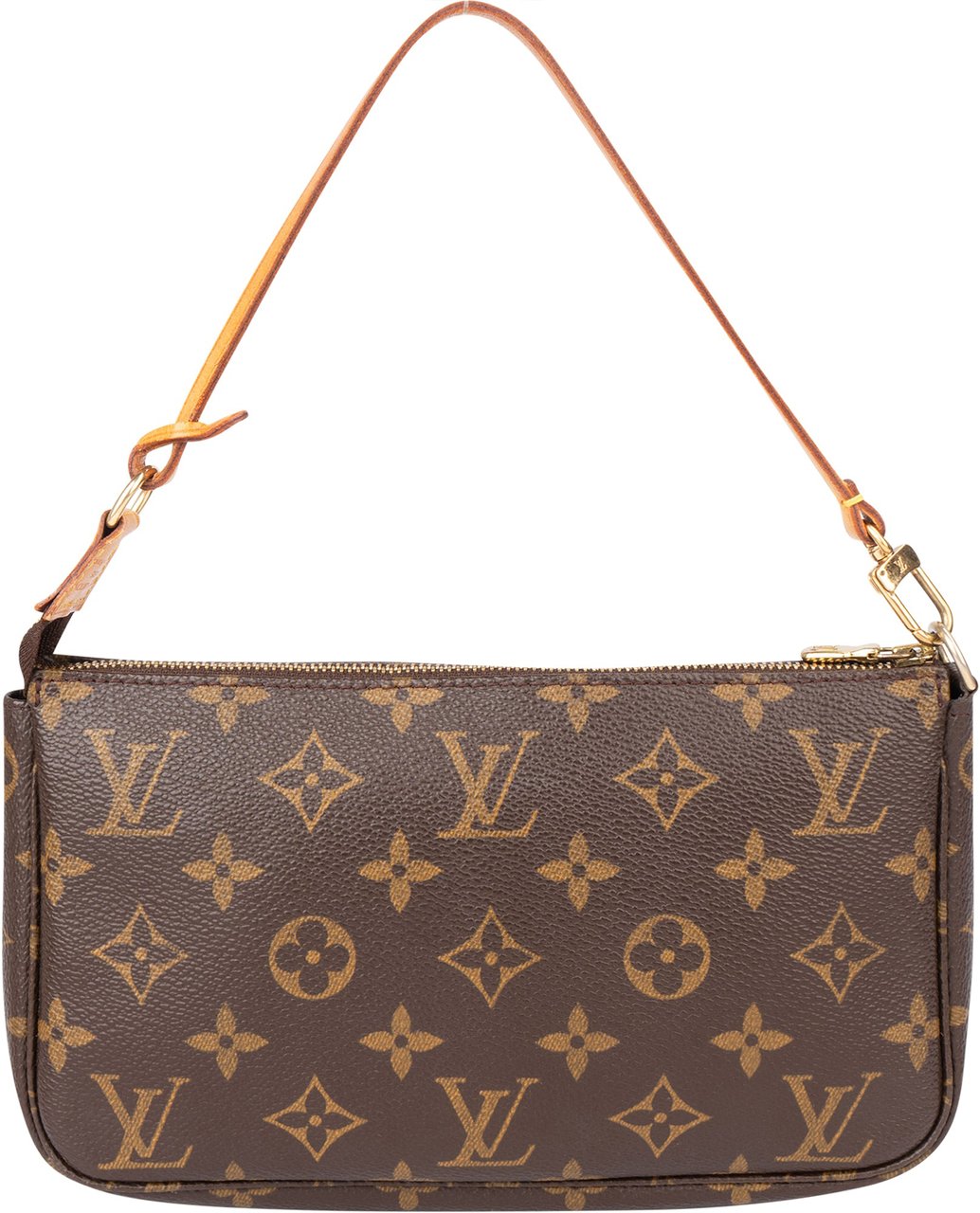 Louis Vuitton Louis Vuitton Canvas Monogram Pochette Accessoire Handbag Bruin