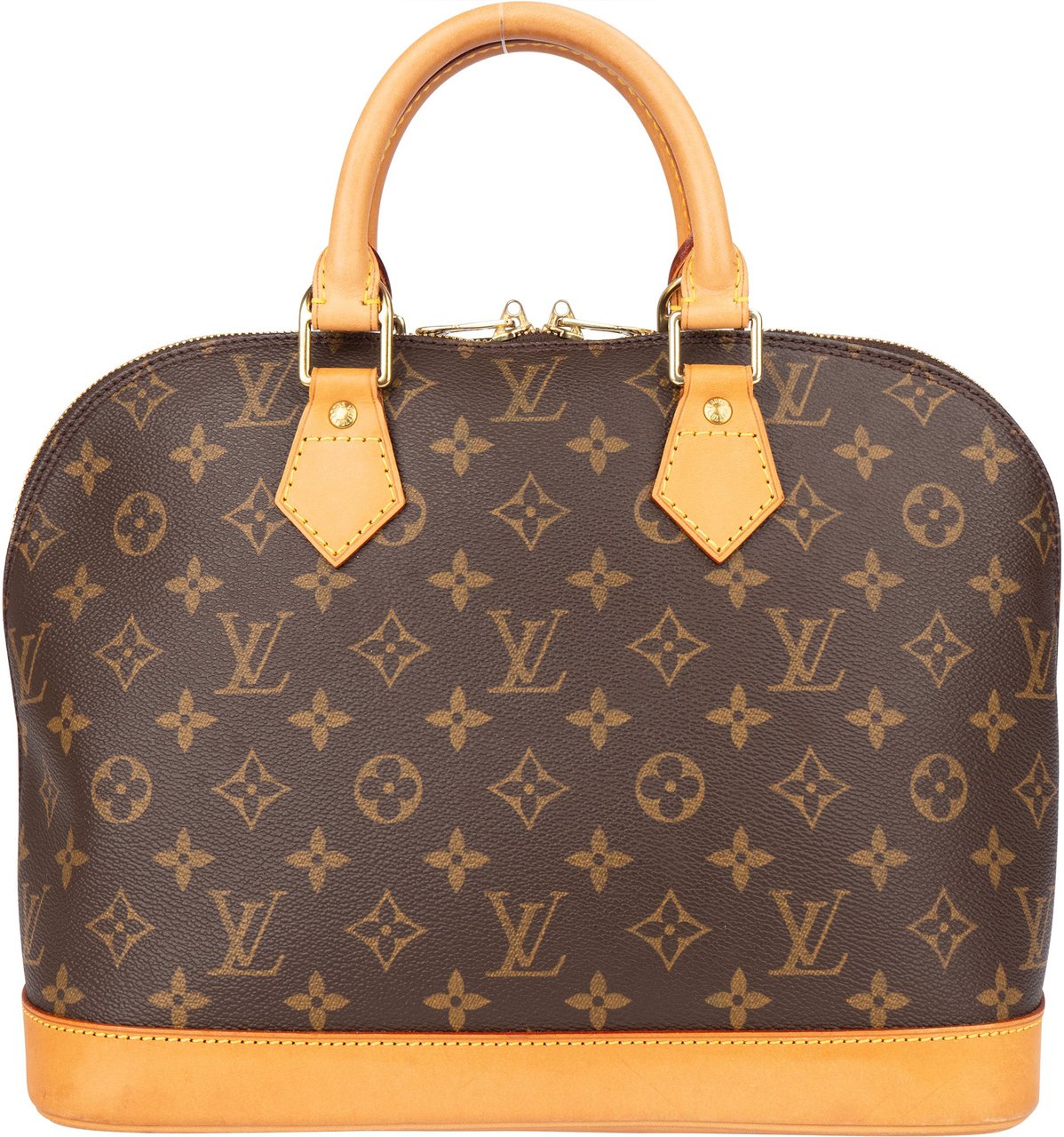 Louis Vuitton Louis Vuitton Canvas Monogram Alma PM Handbag Bruin