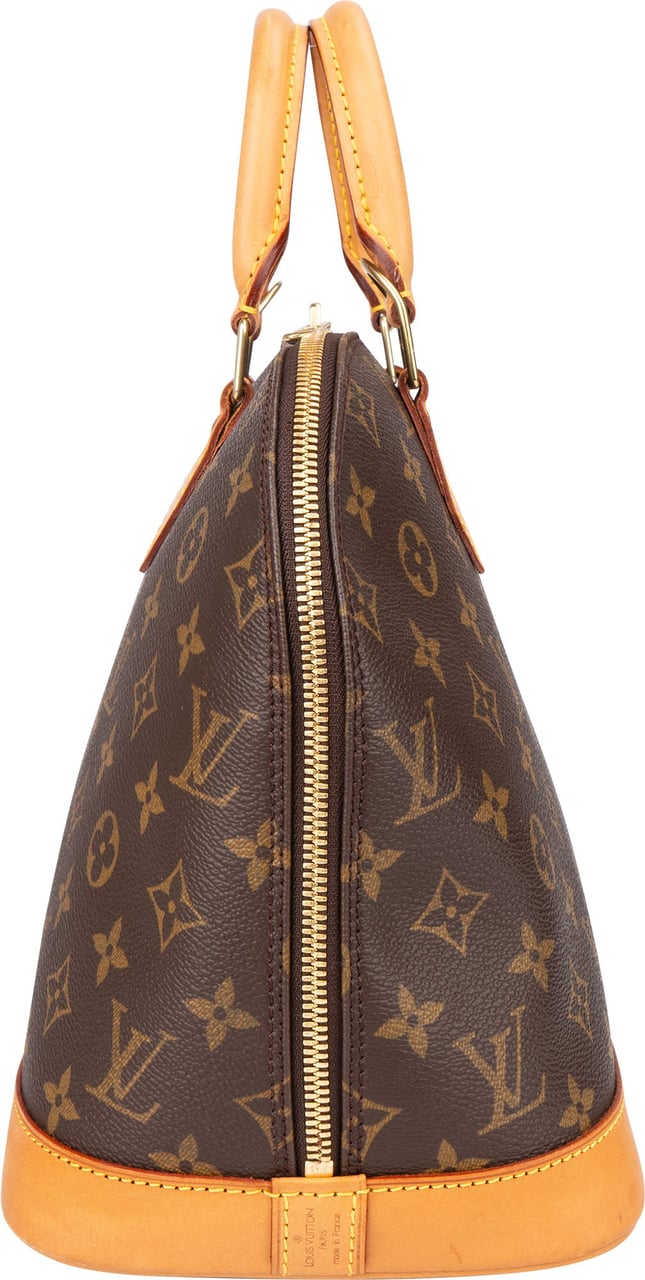 Louis Vuitton Louis Vuitton Canvas Monogram Alma PM Handbag Bruin