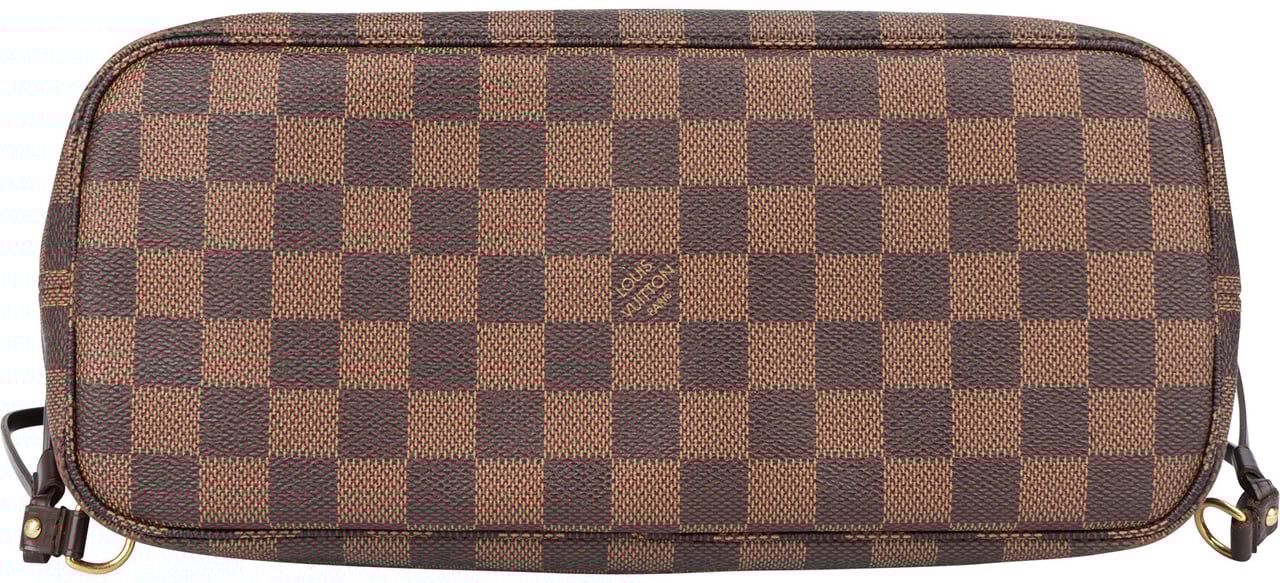 Louis Vuitton Louis Vuitton Damier Ebene Monogram Neverfull PM Handbag Bruin