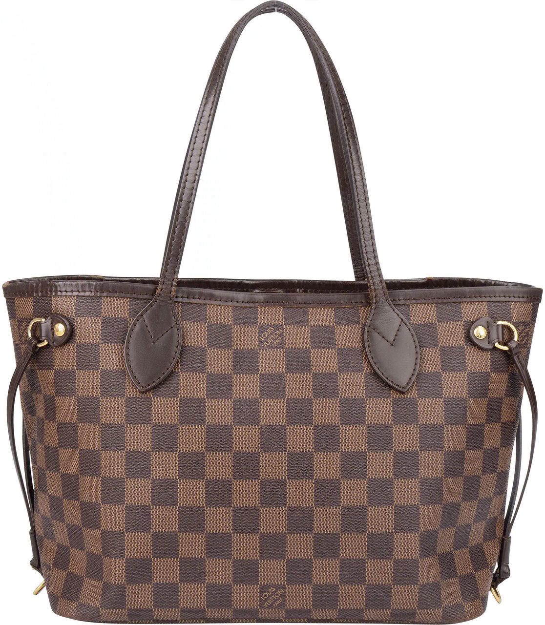 Louis Vuitton Louis Vuitton Damier Ebene Monogram Neverfull PM Handbag Bruin