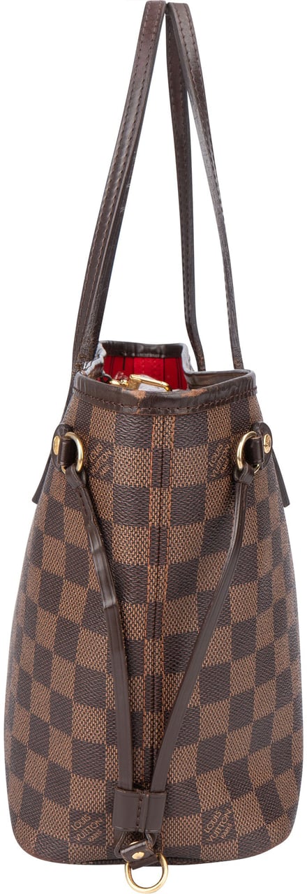 Louis Vuitton Louis Vuitton Damier Ebene Monogram Neverfull PM Handbag Bruin