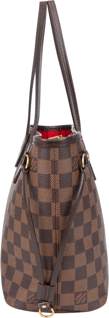 Louis Vuitton Louis Vuitton Damier Ebene Monogram Neverfull PM Handbag Bruin