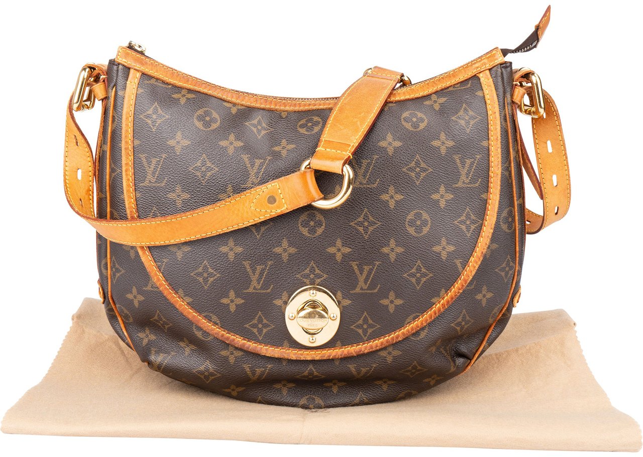 Louis Vuitton Louis Vuitton Canvas Monogram Tulum GM Crossbody Bag Bruin