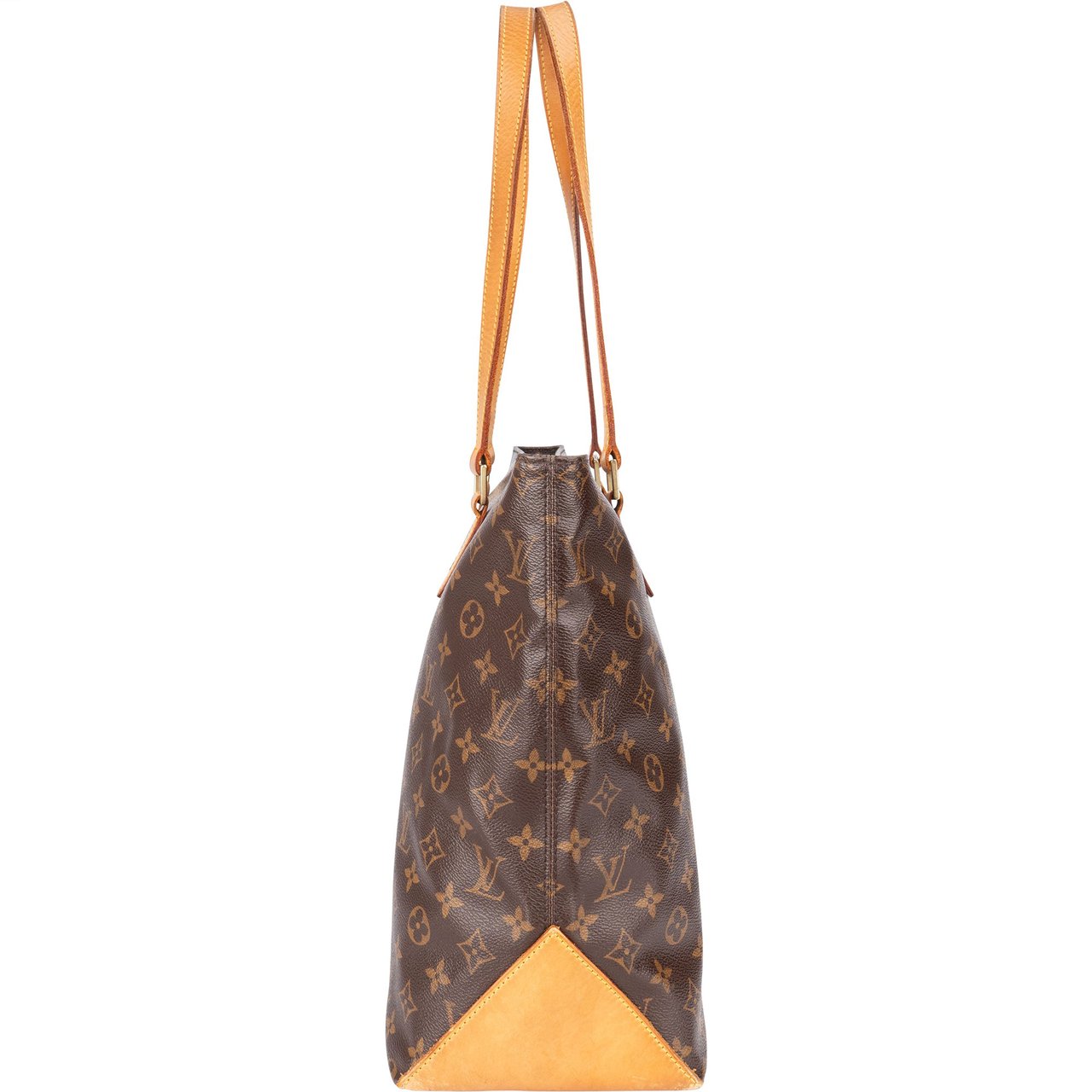 Louis Vuitton Louis Vuitton Canvas Monogram Cabas Mezzo Shoulder Bag Bruin