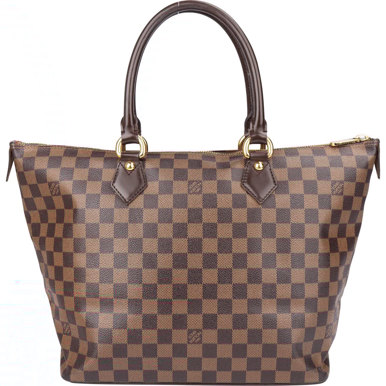 Louis Vuitton Louis Vuitton Damier Ebene Monogram Saleya MM Handbag Bruin