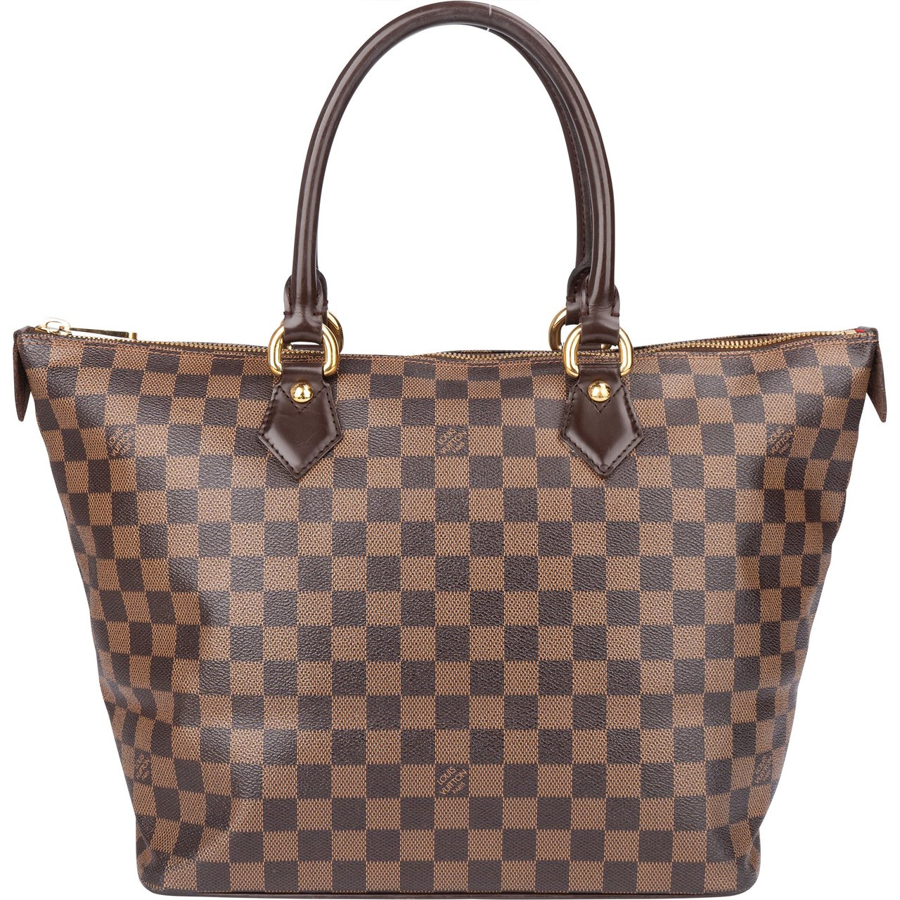 Louis Vuitton Louis Vuitton Damier Ebene Monogram Saleya MM Handbag Bruin