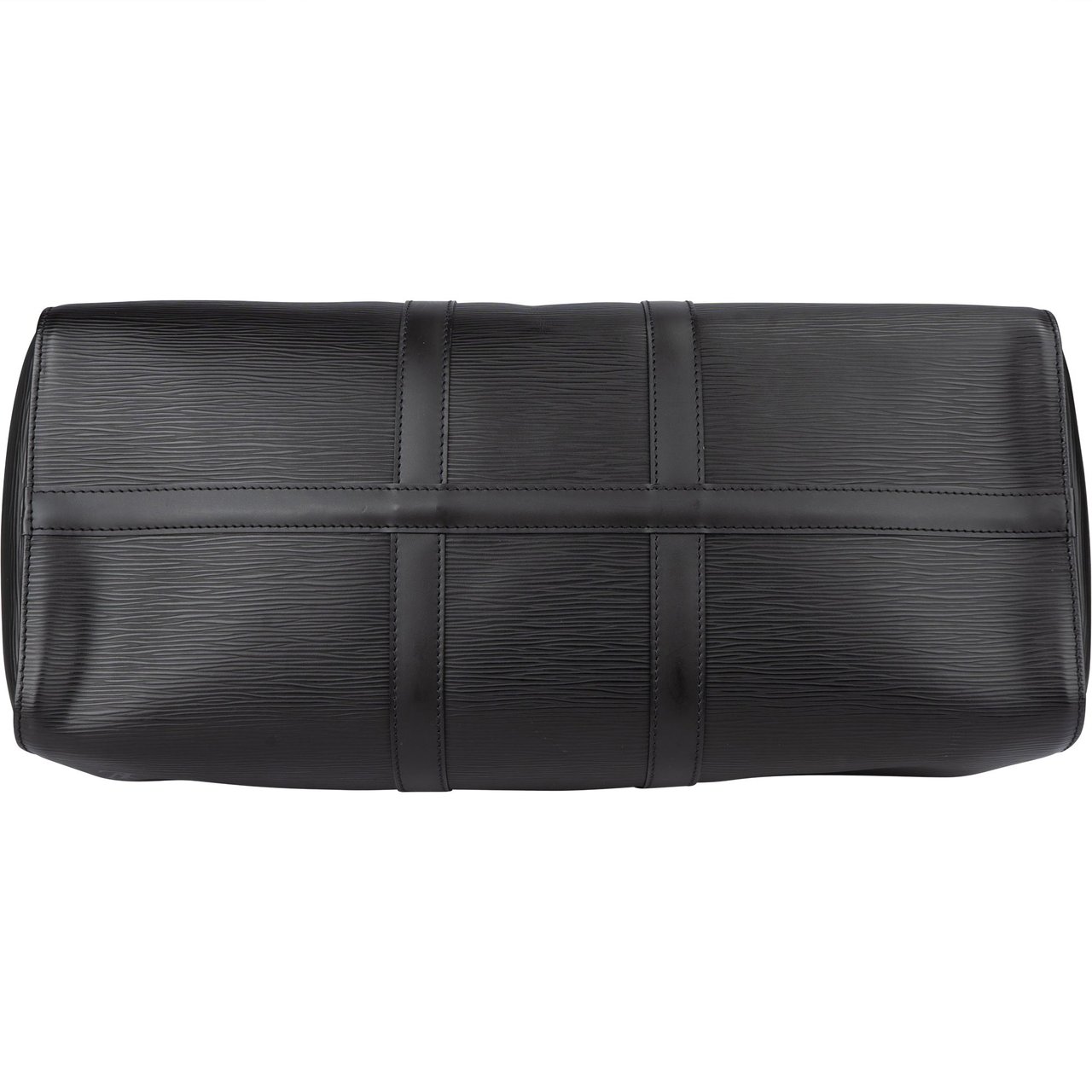 Louis Vuitton Louis Vuitton Noir Epi Leather Keepall 45 Zwart