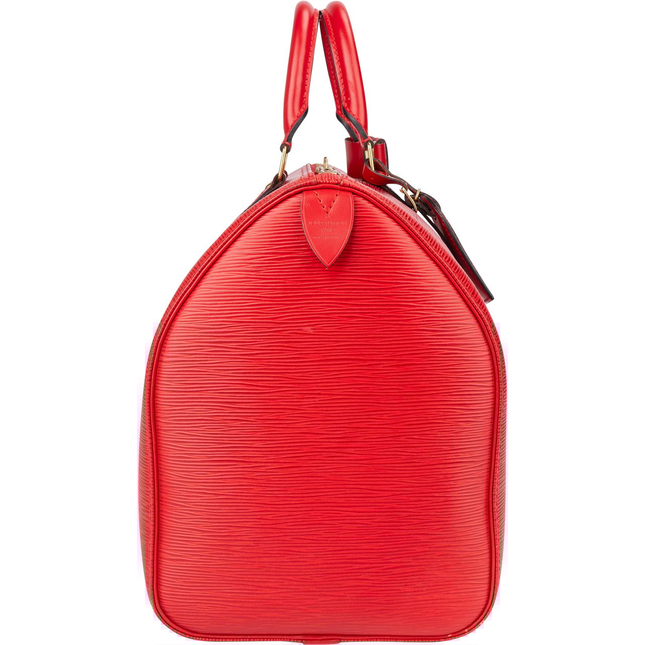 Louis Vuitton Louis Vuitton Rouge Epi Leather Keepall 45 Rood