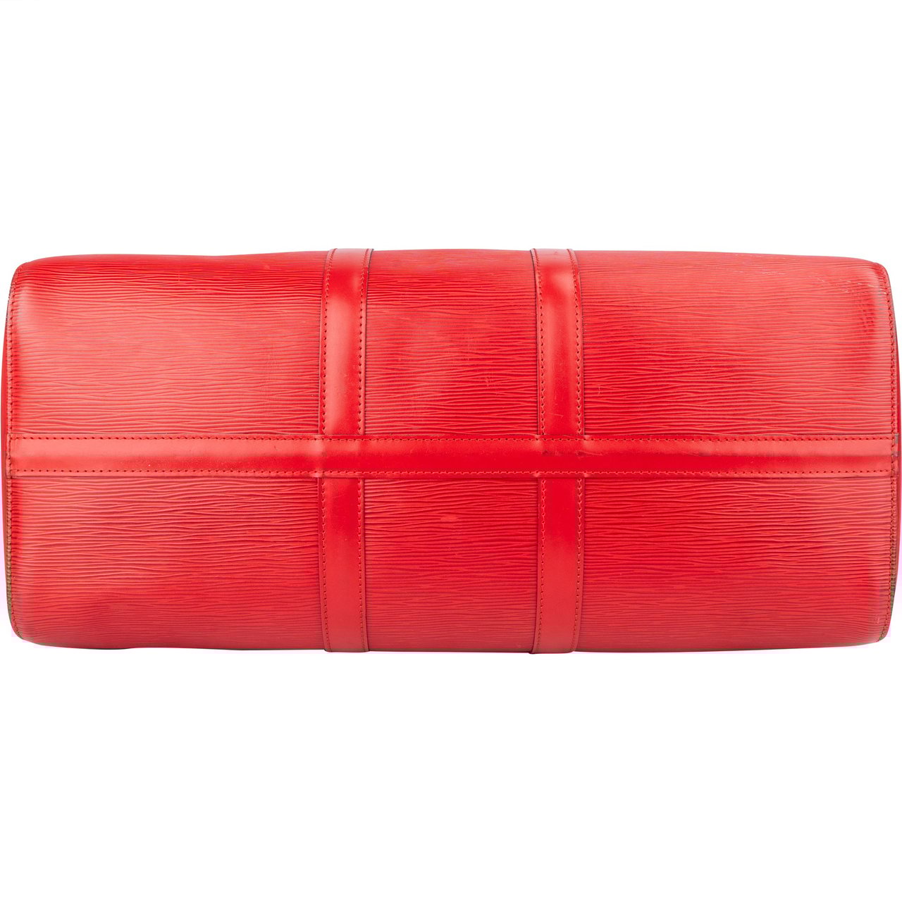 Louis Vuitton Louis Vuitton Rouge Epi Leather Keepall 45 Rood
