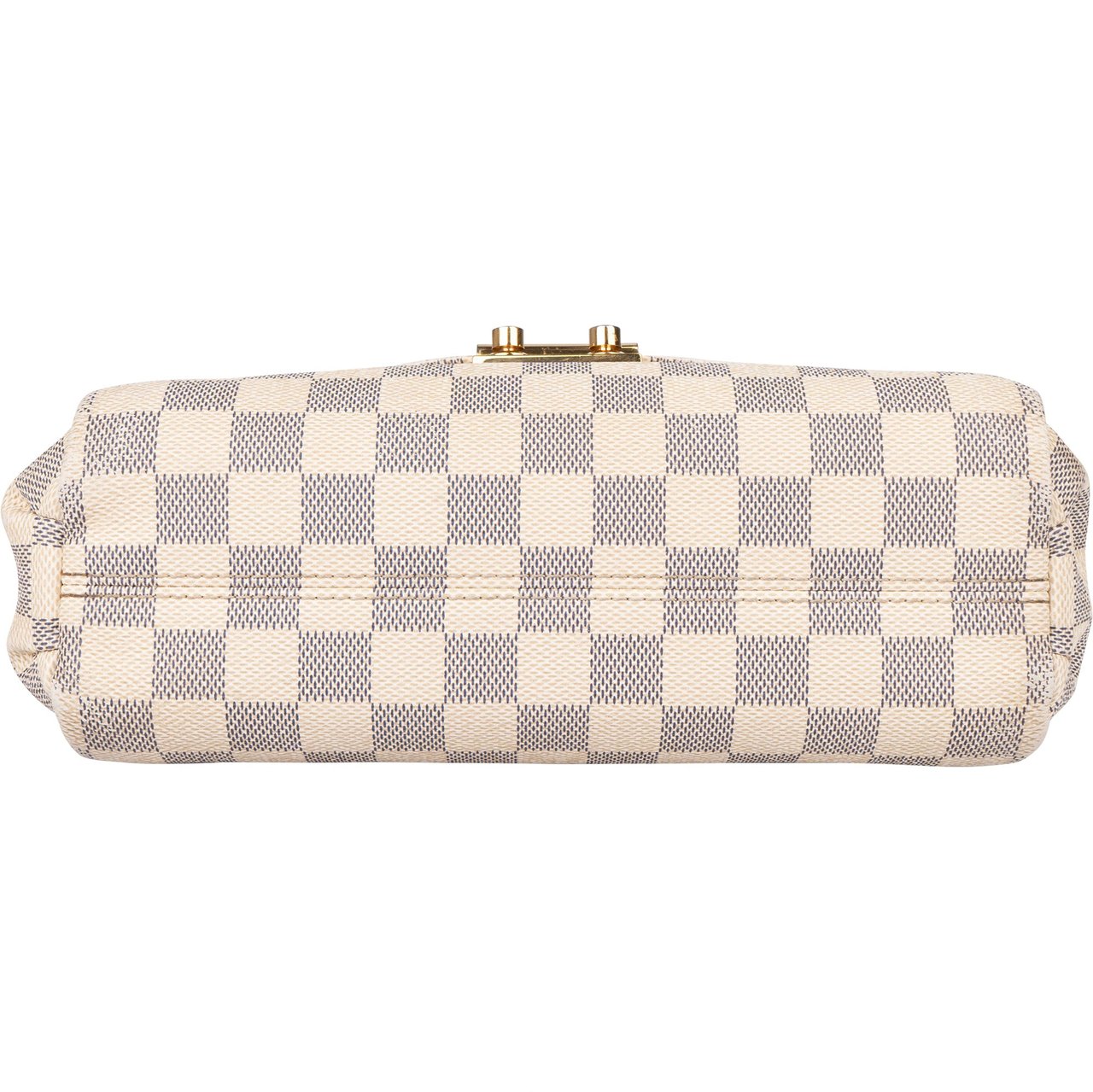 Louis Vuitton Louis Vuitton Damier Azur Monogram Croisette Handbag Wit