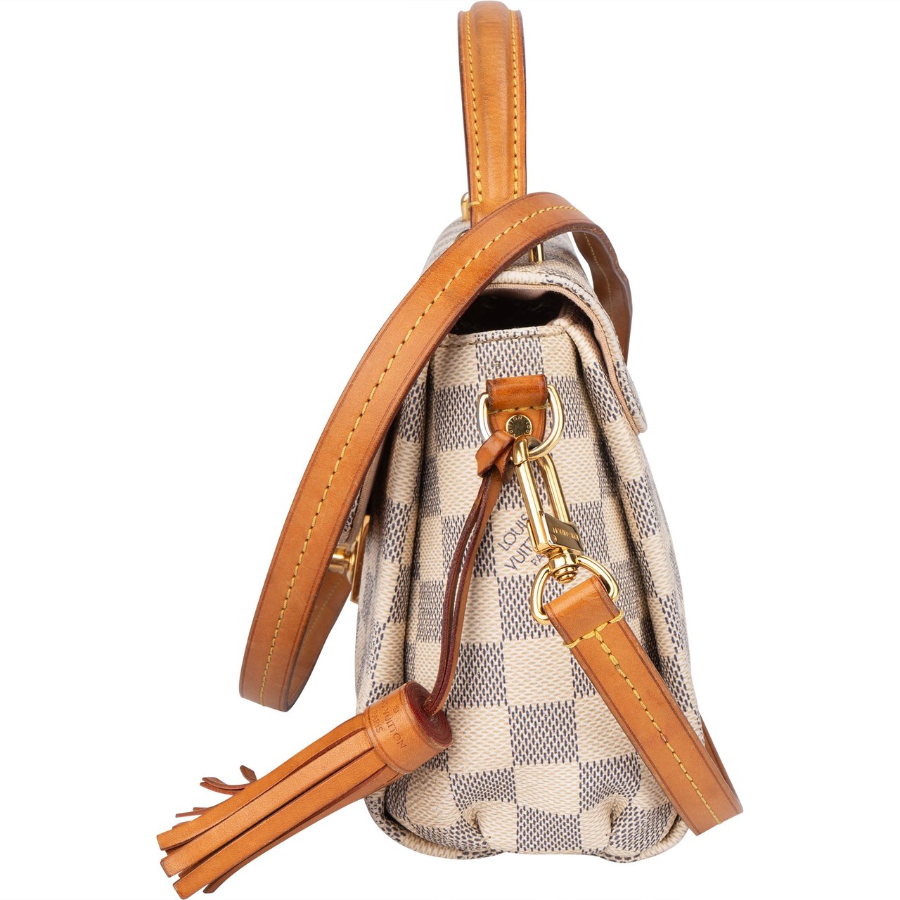 Louis Vuitton Louis Vuitton Damier Azur Monogram Croisette Handbag Wit
