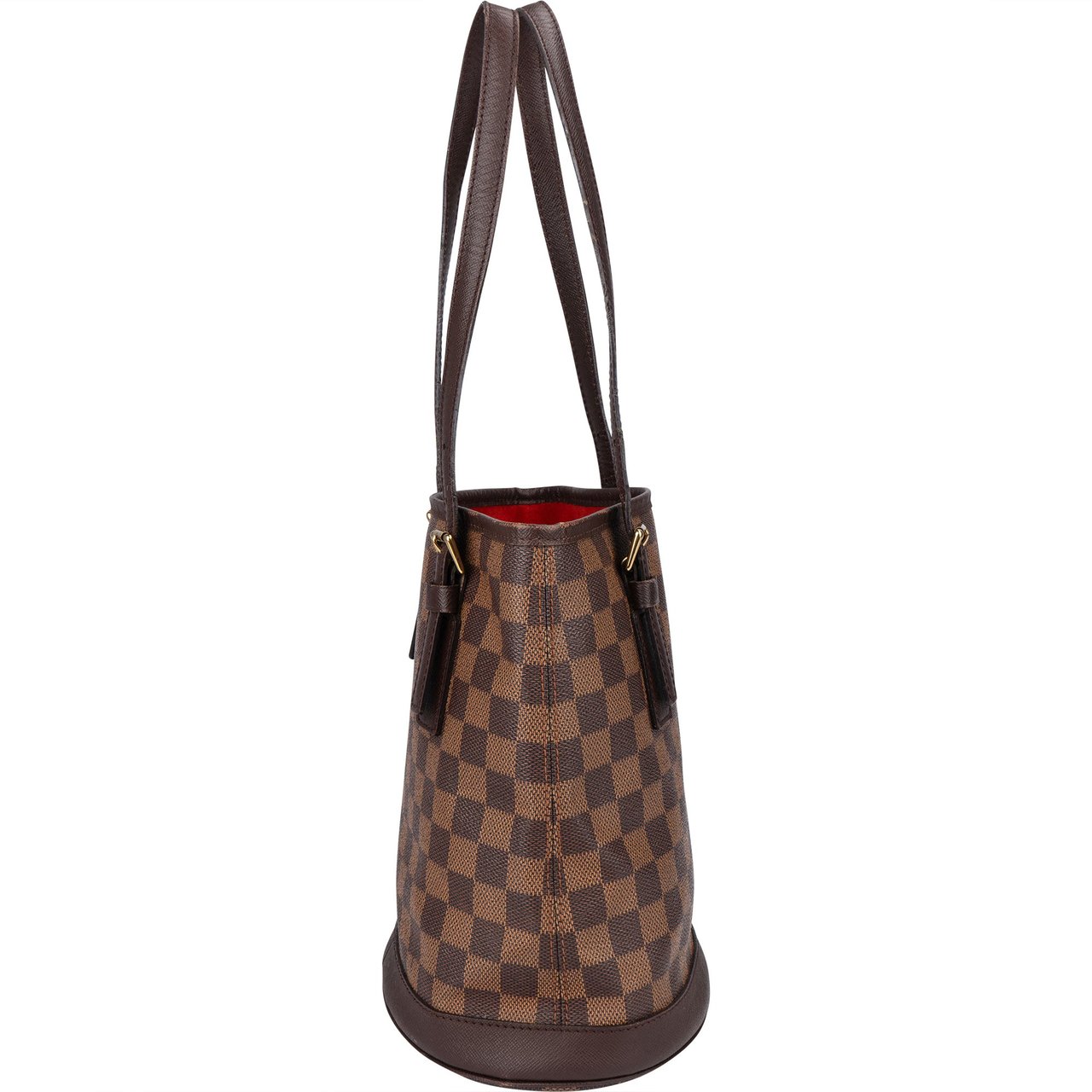 Louis Vuitton Louis Vuitton Damier Ebene Monogram Bucket PM Handbag Bruin