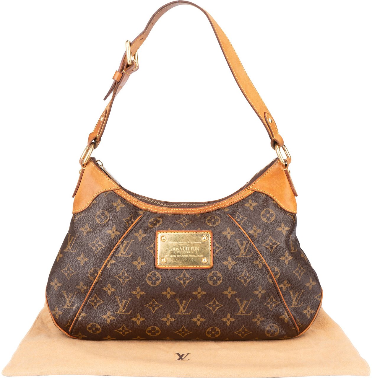Louis Vuitton Louis Vuitton Canvas Monogram Thames GM Shoulder Bag Bruin
