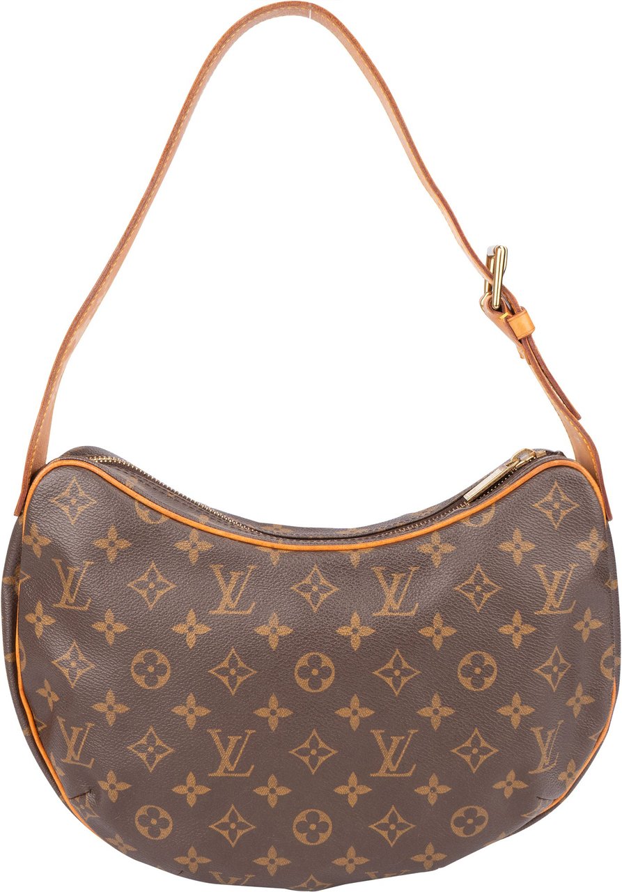Louis Vuitton Louis Vuitton Canvas Monogram Croissant MM Shoulder Bag Bruin