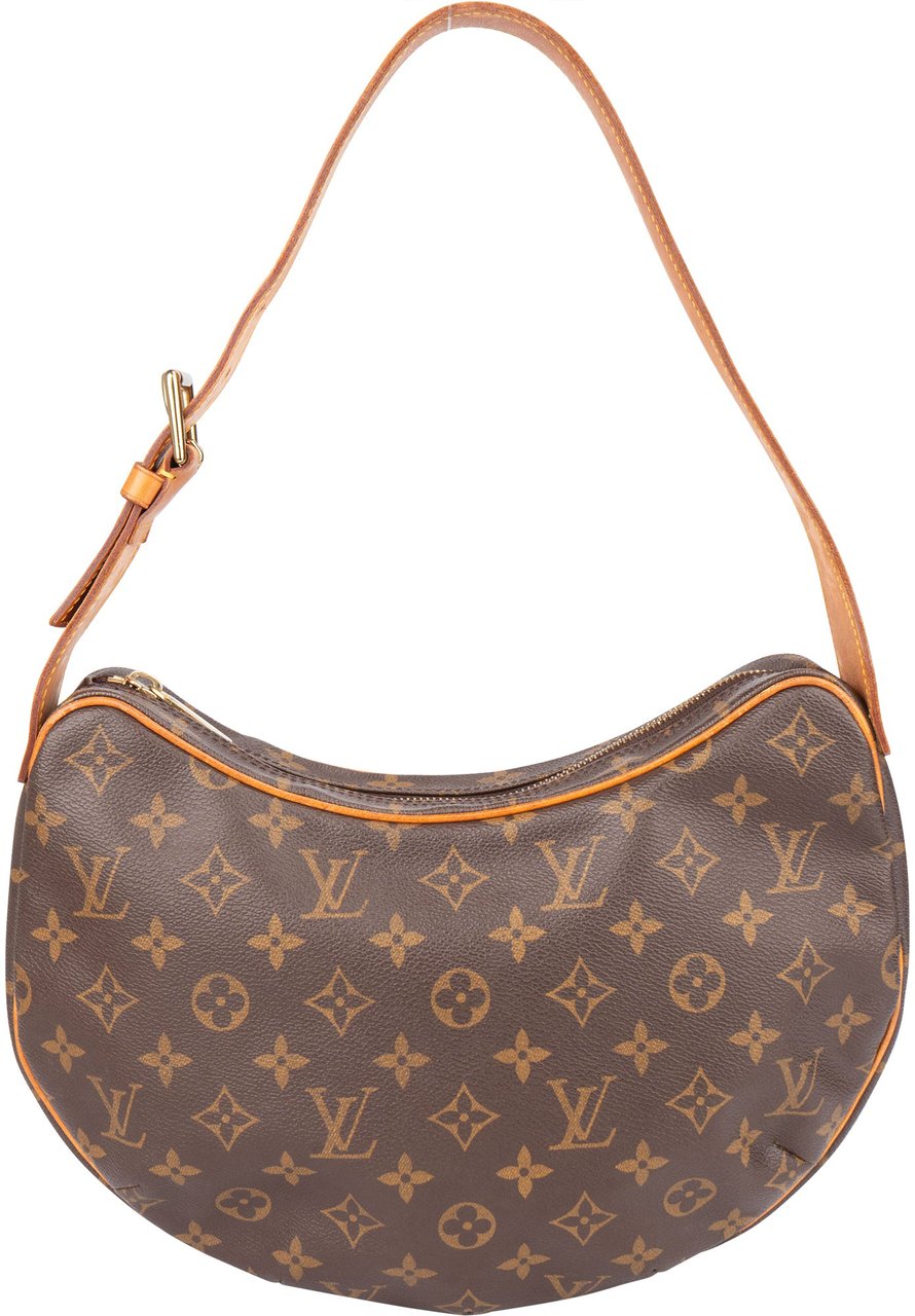 Louis Vuitton Louis Vuitton Canvas Monogram Croissant MM Shoulder Bag Bruin