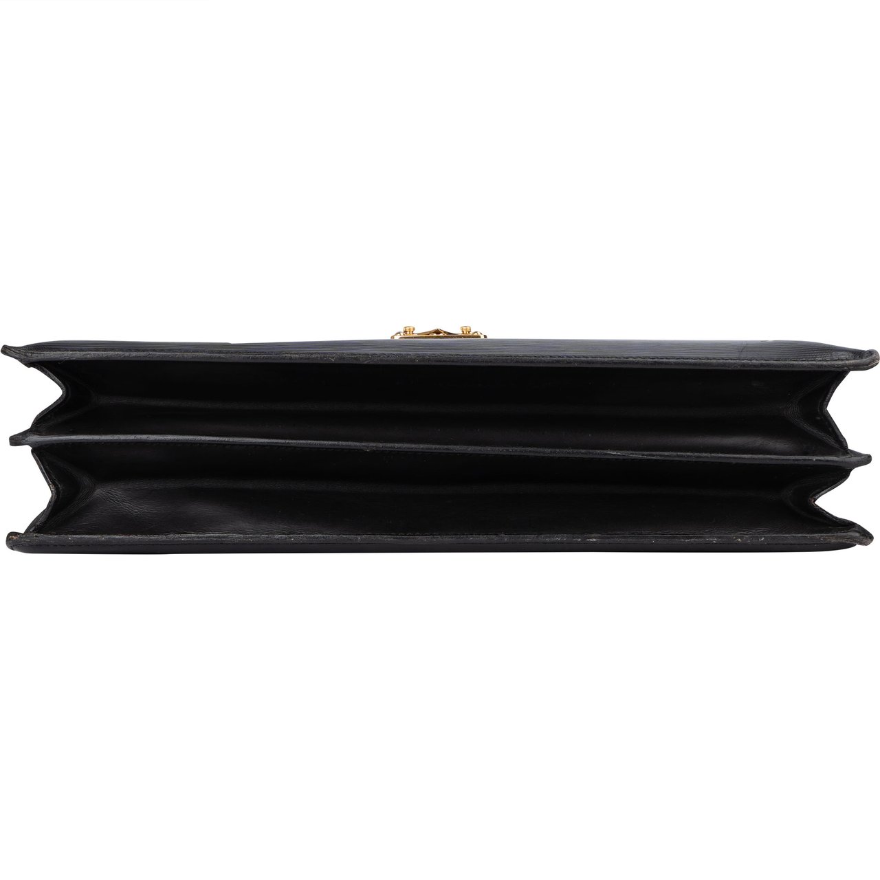 Louis Vuitton Louis Vuitton Noir Epi Leather Serviette Business Handbag Zwart