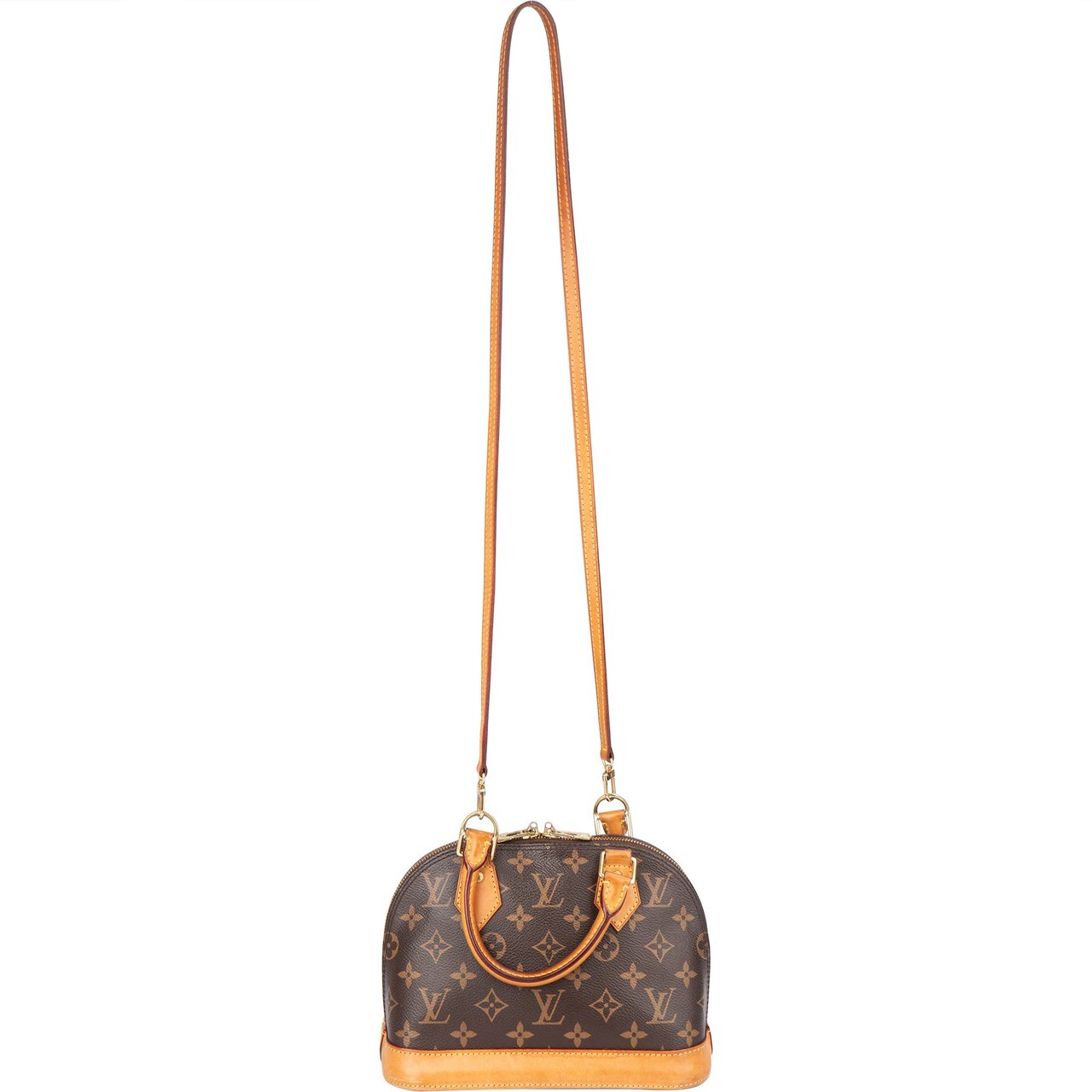Louis Vuitton Louis Vuitton Canvas Monogram Alma BB Handbag Bruin