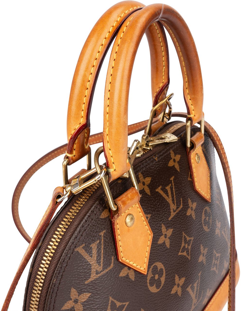 Louis Vuitton Louis Vuitton Canvas Monogram Alma BB Handbag Bruin