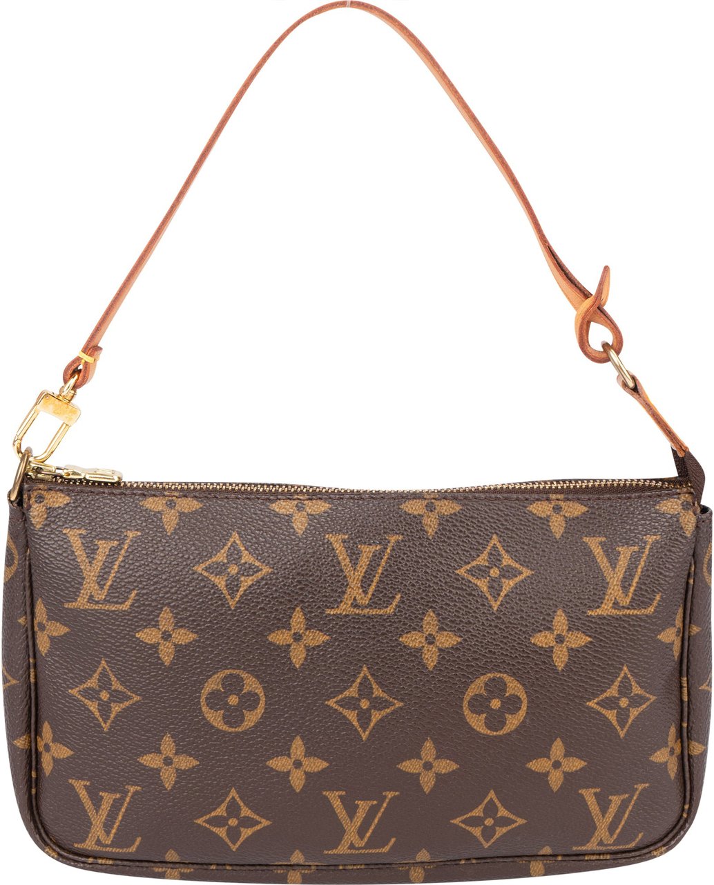 Louis Vuitton Louis Vuitton Canvas Monogram Pochette Accessoire Handbag Bruin