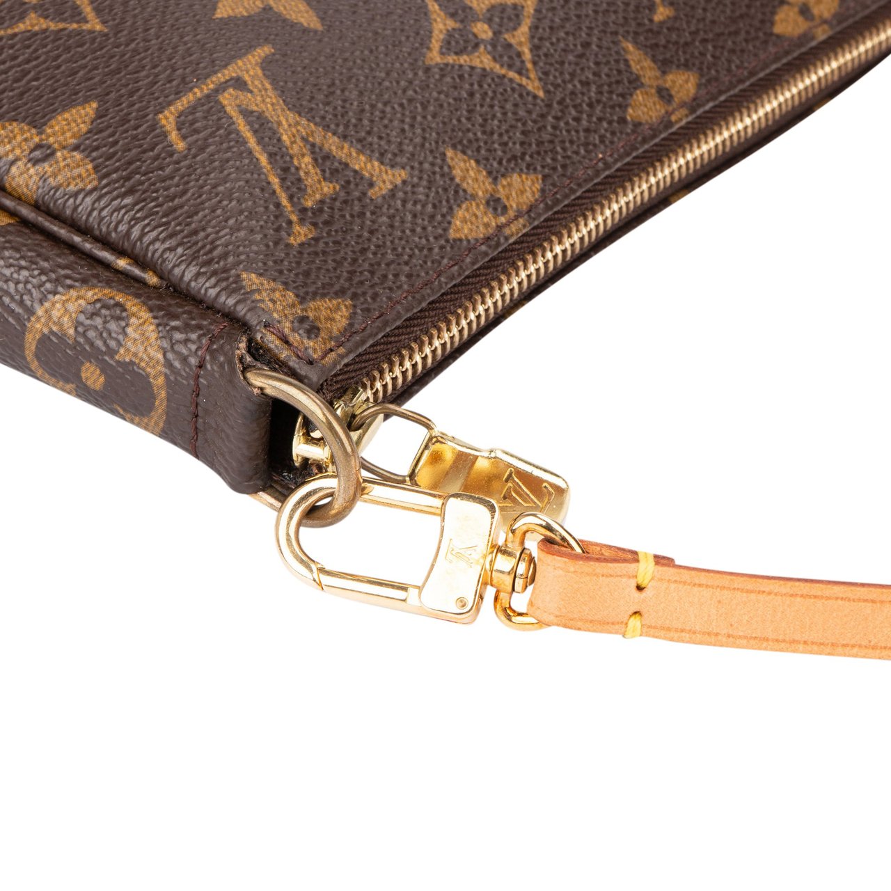 Louis Vuitton Louis Vuitton Canvas Monogram Pochette Accessoire Handbag Bruin
