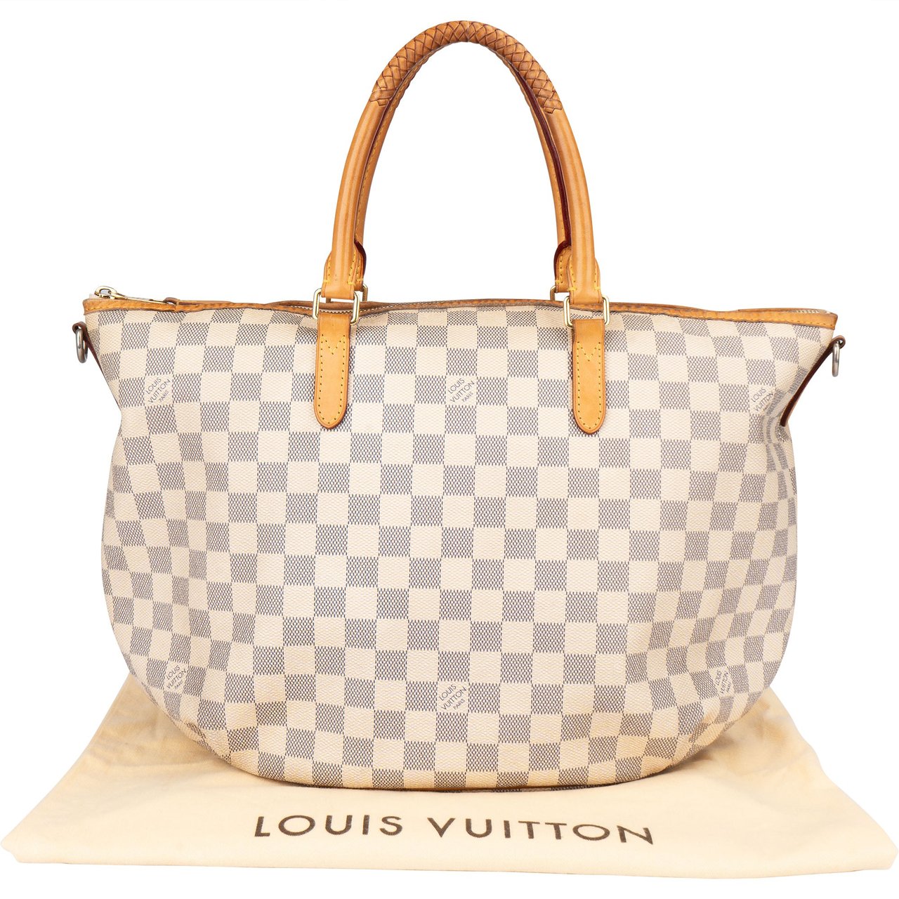 Louis Vuitton Louis Vuitton Damier Azur Monogram Riviera MM Handbag Wit