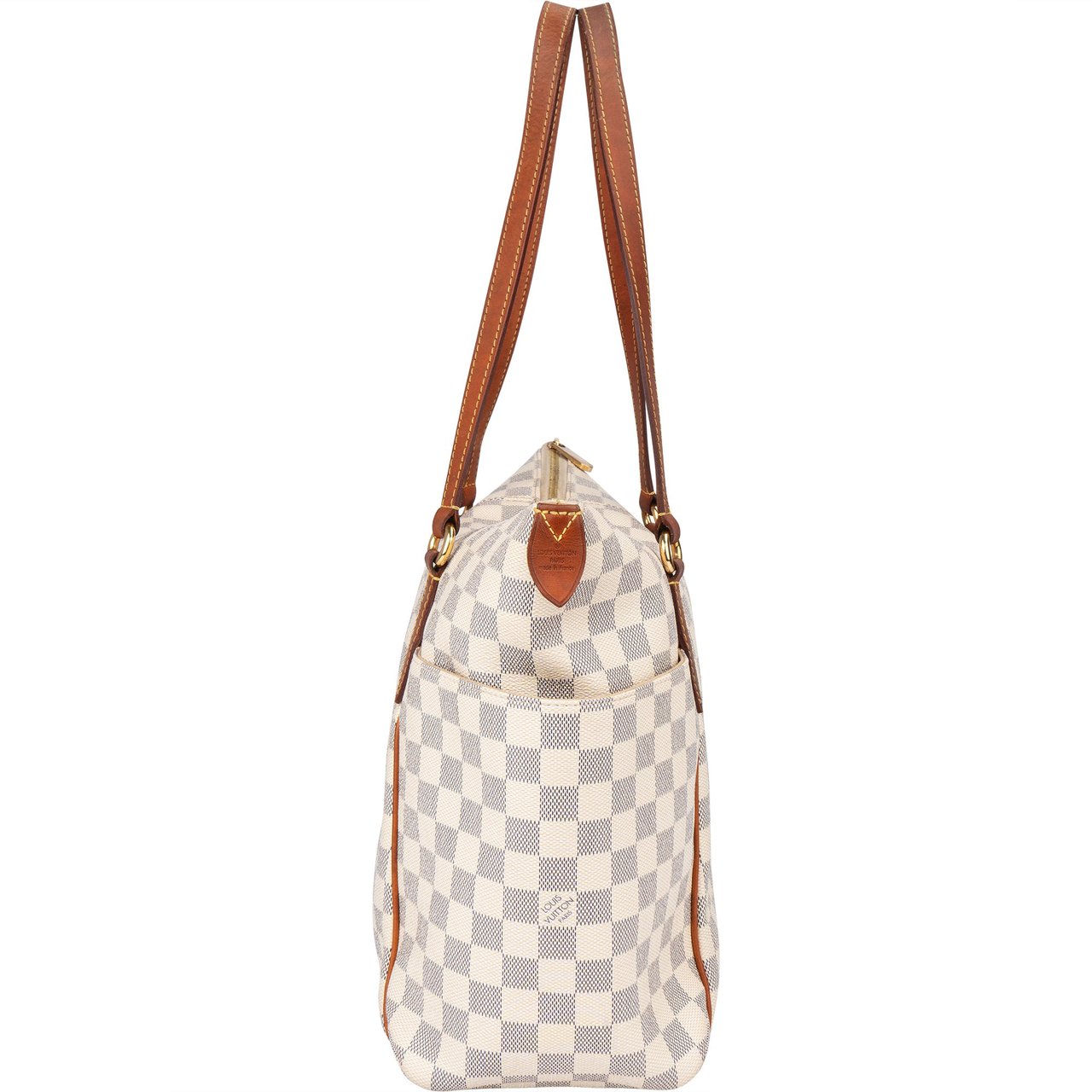 Louis Vuitton Louis Vuitton Damier Azur Monogram Totally MM Shoulder Bag Bruin