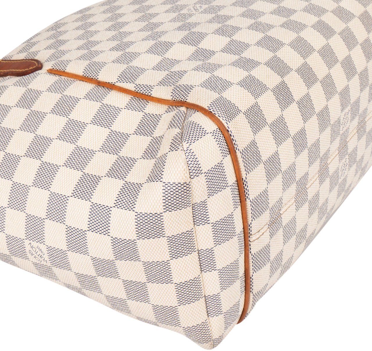 Louis Vuitton Louis Vuitton Damier Azur Monogram Totally MM Shoulder Bag Bruin