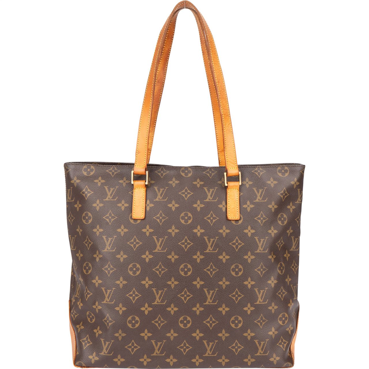 Louis Vuitton Louis Vuitton Canvas Monogram Cabas Mezzos Shoulder Bag Bruin