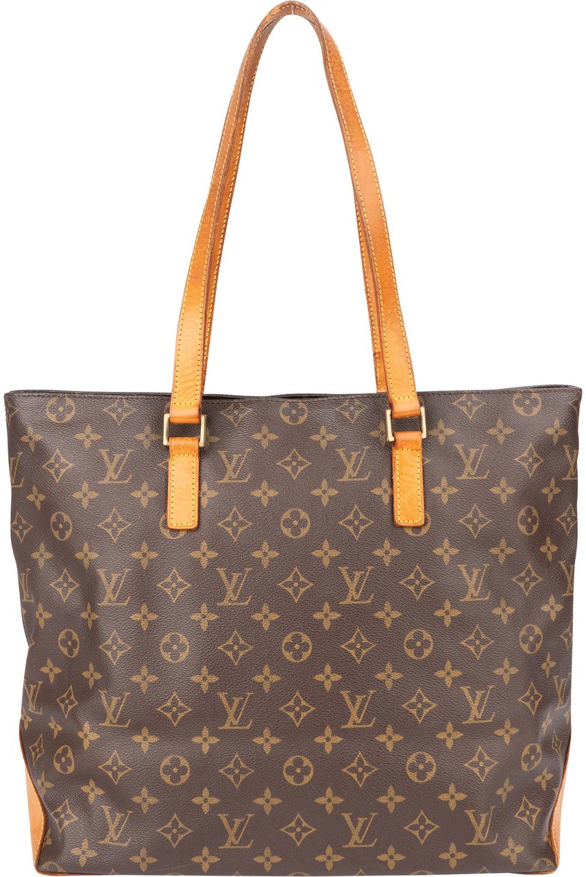 Louis Vuitton Louis Vuitton Canvas Monogram Cabas Mezzos Shoulder Bag Bruin
