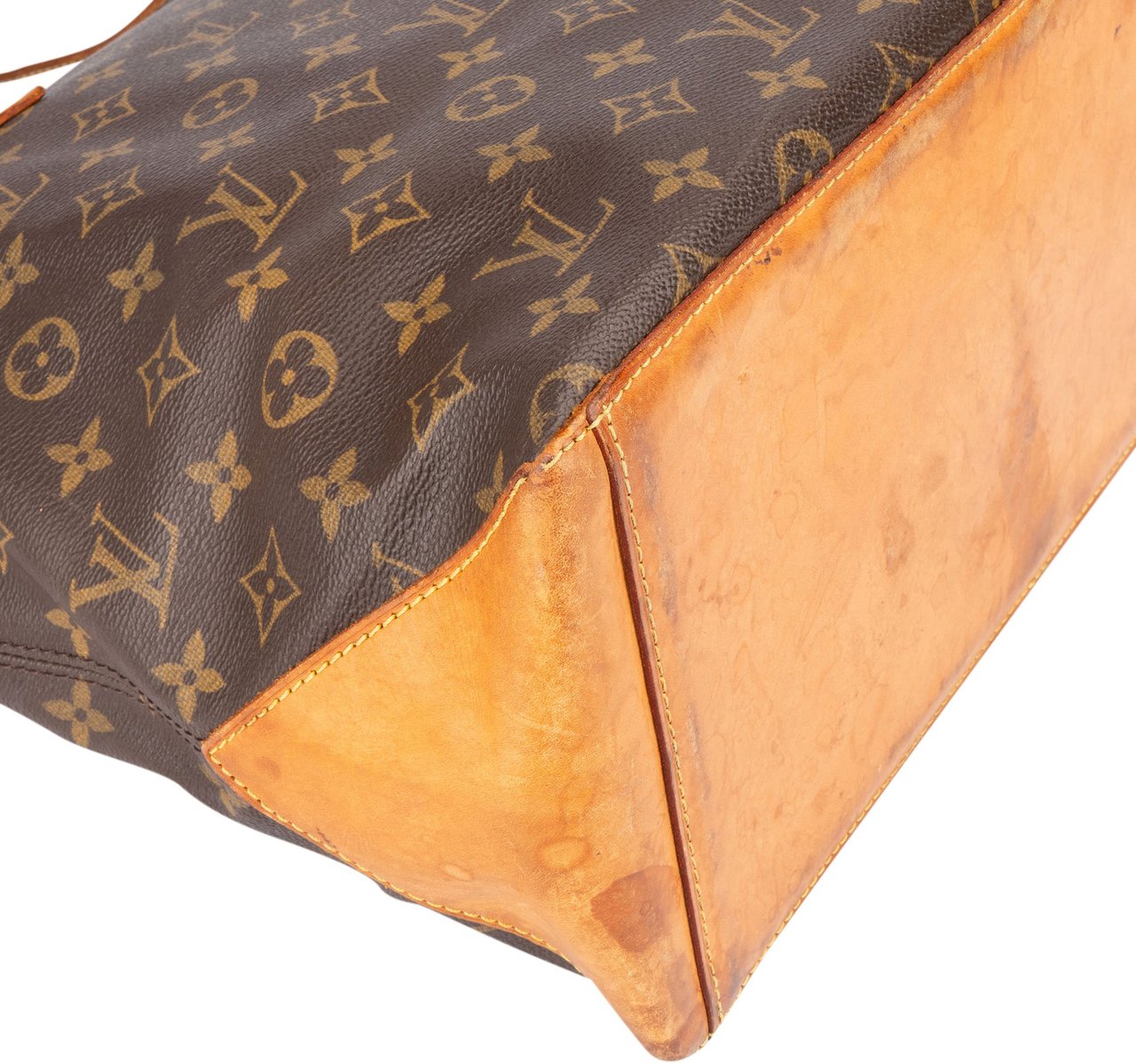 Louis Vuitton Louis Vuitton Canvas Monogram Cabas Mezzos Shoulder Bag Bruin