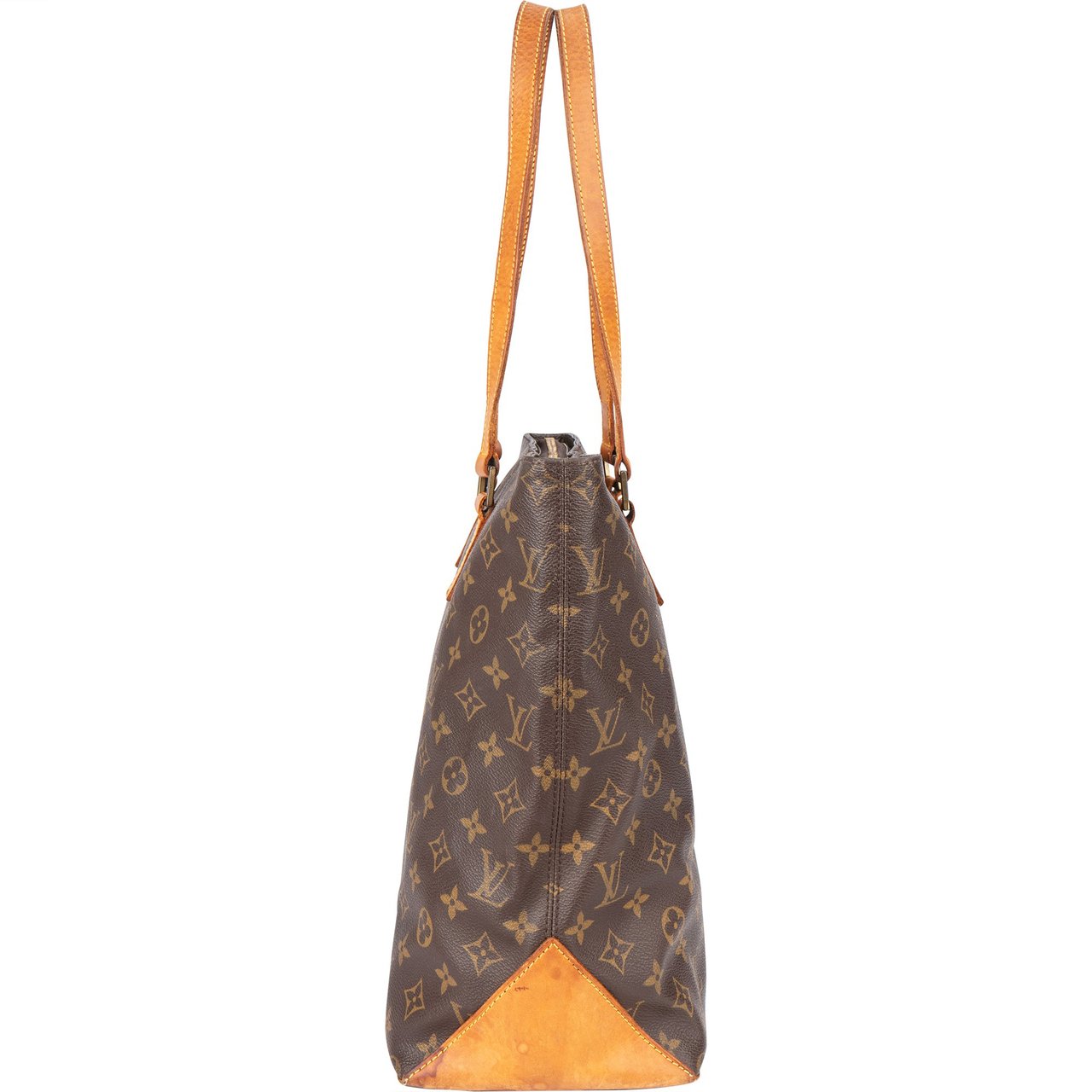 Louis Vuitton Louis Vuitton Canvas Monogram Cabas Mezzos Shoulder Bag Bruin