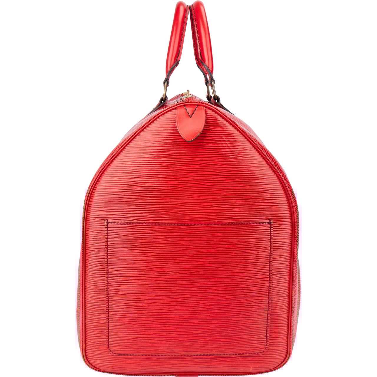 Louis Vuitton Louis Vuitton Rouge Epi Leather Keepall 50 Rood