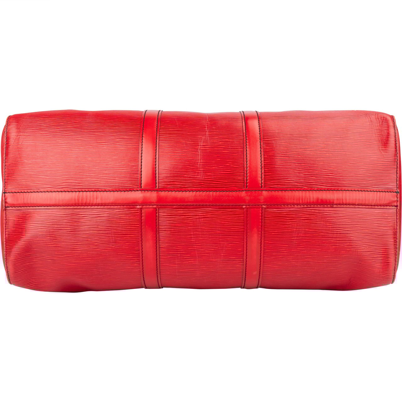 Louis Vuitton Louis Vuitton Rouge Epi Leather Keepall 50 Rood