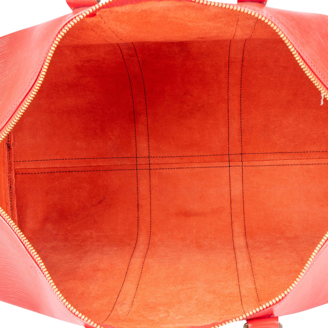 Louis Vuitton Louis Vuitton Rouge Epi Leather Keepall 50 Rood