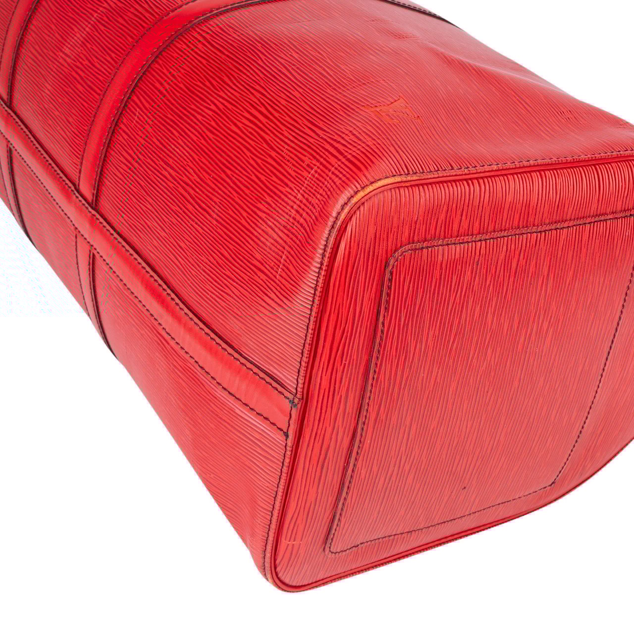 Louis Vuitton Louis Vuitton Rouge Epi Leather Keepall 50 Rood
