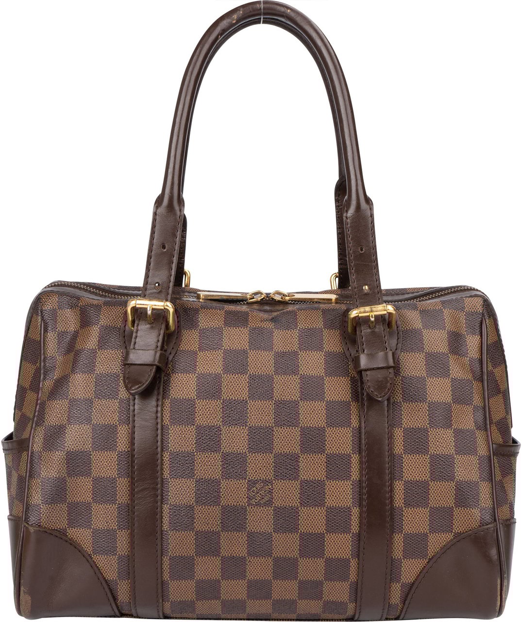 Louis Vuitton Louis Vuitton Damier Ebene Monogram Berkeley Handbag Bruin