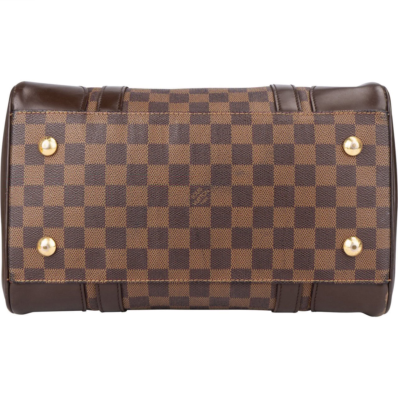 Louis Vuitton Louis Vuitton Damier Ebene Monogram Berkeley Handbag Bruin