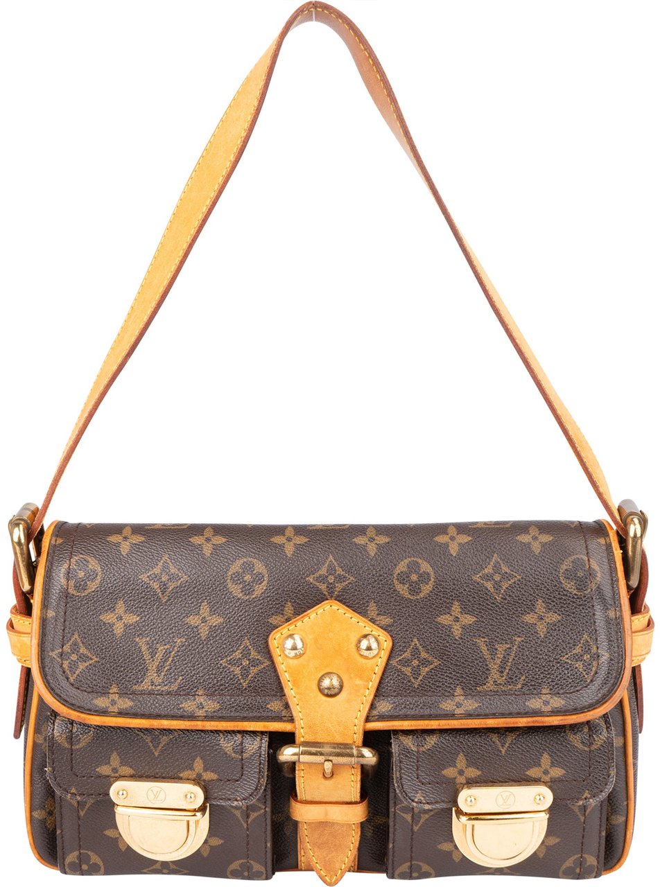 Louis Vuitton Louis Vuitton Canvas Monogram Hudson PM Shoulder Bag Bruin