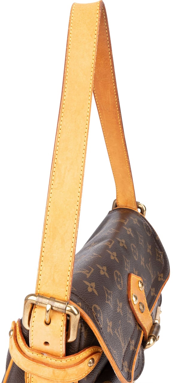 Louis Vuitton Louis Vuitton Canvas Monogram Hudson PM Shoulder Bag Bruin