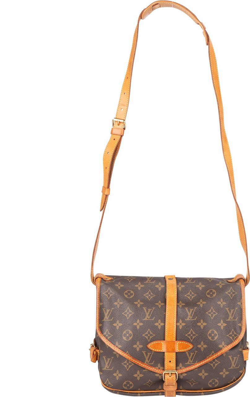 Louis Vuitton Louis Vuitton Canvas Monogram Sumur 30 Crossbody Bag Bruin