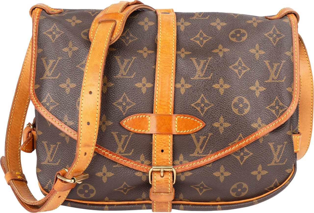 Louis Vuitton Louis Vuitton Canvas Monogram Sumur 30 Crossbody Bag Bruin