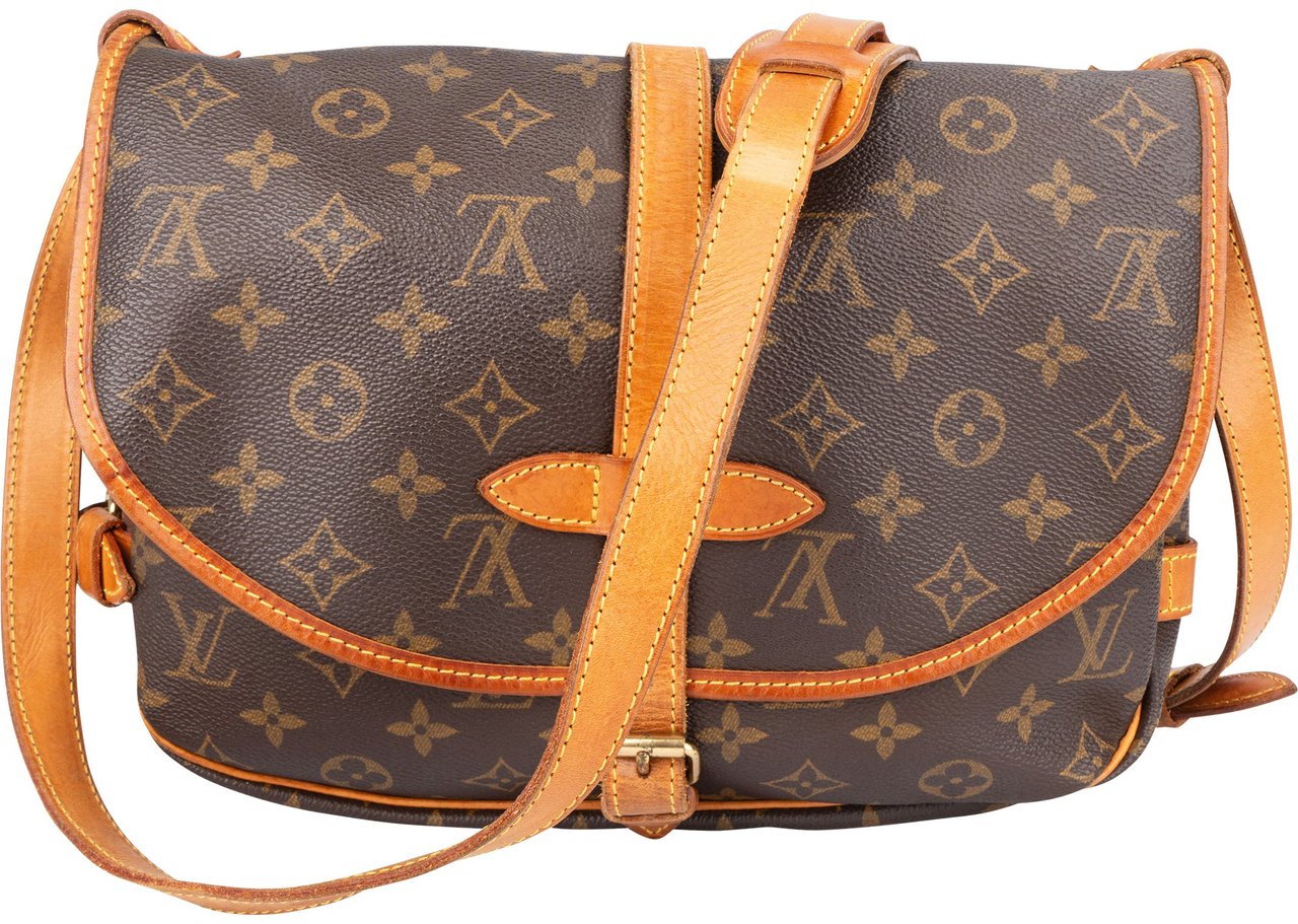 Louis Vuitton Louis Vuitton Canvas Monogram Sumur 30 Crossbody Bag Bruin
